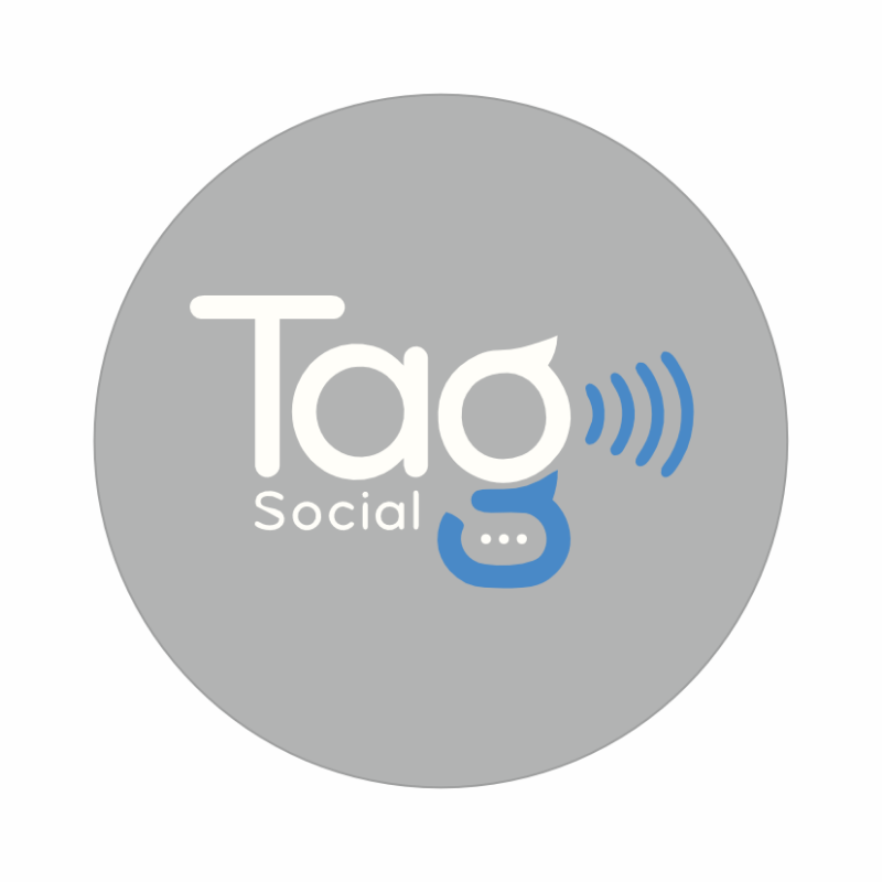 Tag Social Cinza