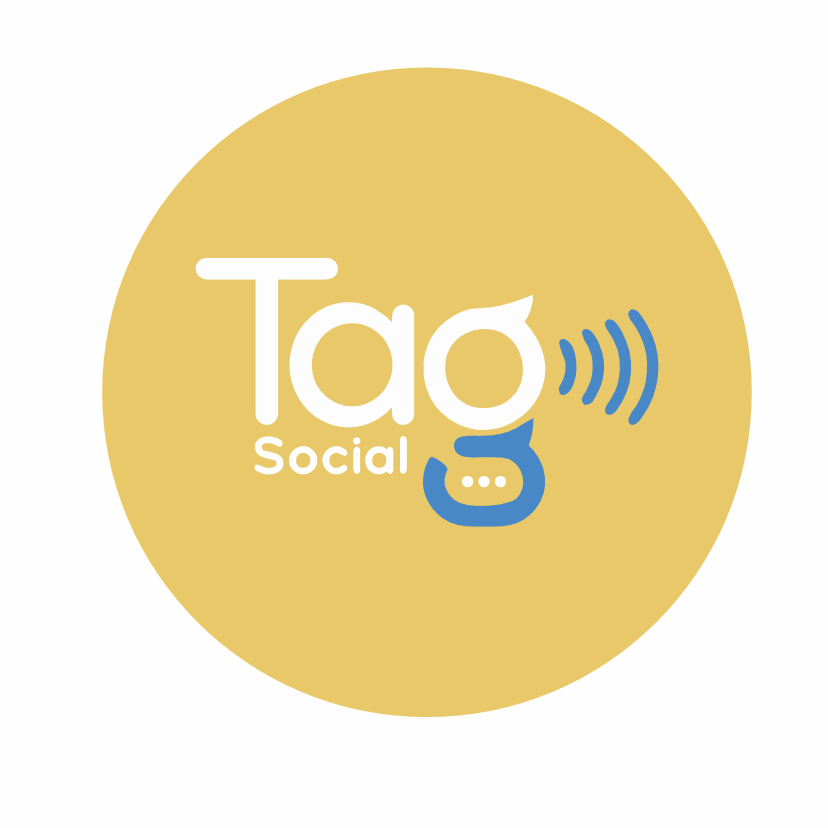 Tag Social Dourada